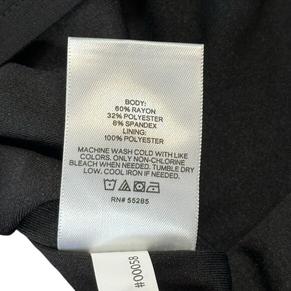 Express Women's Body Contour One Shoulder Sheath Dress Black Size XL - Picture 7 of 7